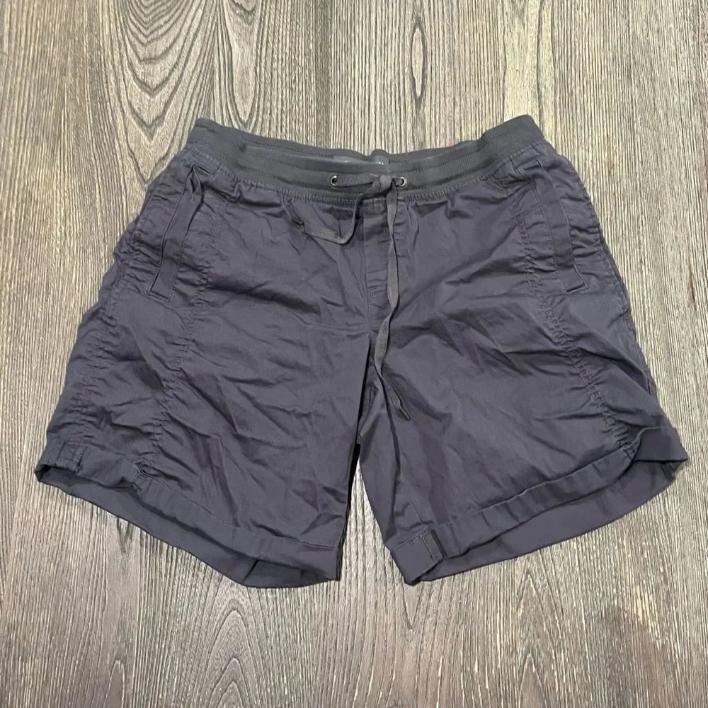 Eddie Bauer Womens Shorts Drawstring Elastic Waist Side Pockets Gray Size 10